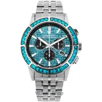 Ceas Louis&nbsp;XVI Louis XVI XLXVI1135 Mens Watch Majesté Iced Out Baguette Chronograph 43mm 5ATM