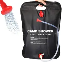 Dus solar portabil, ideal pentru camping sau gradina