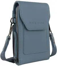 Geantă de umăr Bugatti Almata – Crossbody, cu capac, albastru