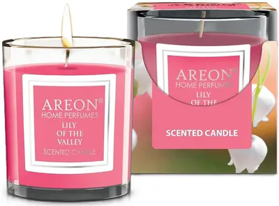 Lumânare parfumată Areon Classic - Lilly of the Valley, 120 g