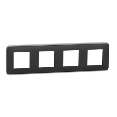 Placa ornament, Unica Pro, patru module, antracit