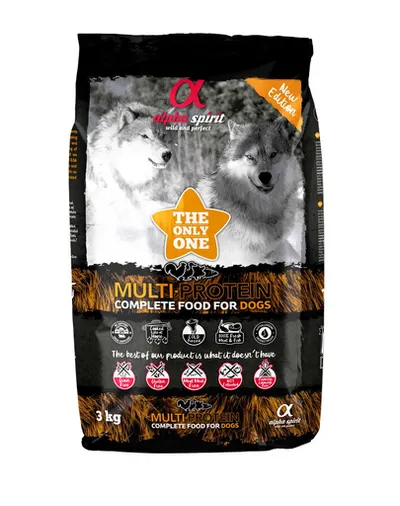 ALPHA SPIRIT hrană pentru câini Multiprotein 2x3kg