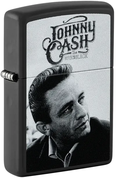 Brichetă Zippo - Johnny Cash, Face