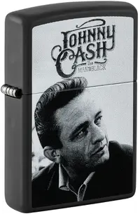 Brichetă Zippo - Johnny Cash, Face