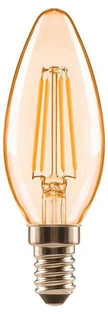 Bec LED Osram - Classic Filament Gold, E14, B20, 2400K, 200 lm