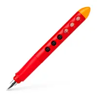 Stilou scolar Scribolino rosu dreptaci Faber Castell