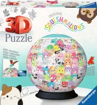 3D Puzzle Ravensburger din 72 de piese - Ball Squishmallows