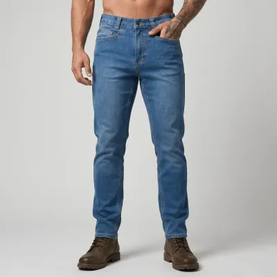 Blugi Helikon-Tex Treadstone Slim Cordura – Ocean Blue - M Long (32/34