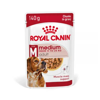 Royal Canin Medium Adult hrana umeda caine (in sos) 140g