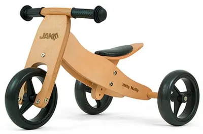Milly Mally Balance Wheel - 2 în 1, natural