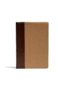 KJV Rainbow Study Bible, Brown/Tan Leathertouch: Ribbon Marker, Color-Coded Text, Smythe Sewn Binding, Easy to Read Bible Font, Bible Study Helps, Ful