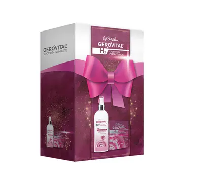 Gerovital Set Cadou H3 Evolution: Apa micelara, 150 ml + Crema ultra activa pentru luminozitate, 50 ml