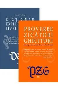 Pachet 2 carti: DEX + Proverbe, zicatori, ghicitori