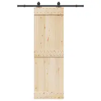 Gossi set feronerie pentru usi glisante, negru, 152,5 cm, otel