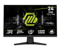 Monitor gaming MSI - MAG 244F, 23.8'', 200Hz, 0.5ms, IPS, FreeSync