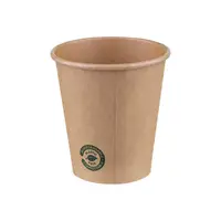 Pahare Carton Zero Plastic Kraft 300 ml, 50 Bucati