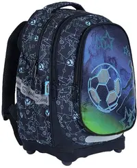 Ghiozdan școlar anatomic S. Cool Football - Cu bază tare