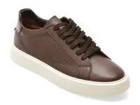 Pantofi sport BITE THE BULLET maro, WB008, din piele naturala