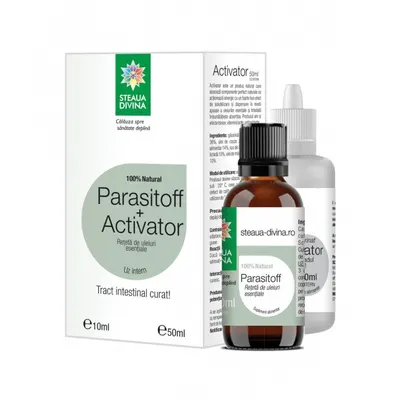 Pachet Parasitoff, 10ml + Activator, 50ml, Steaua Divina