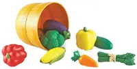 Set de joacă Learning Resources - Legume într-un coș, 10 piese