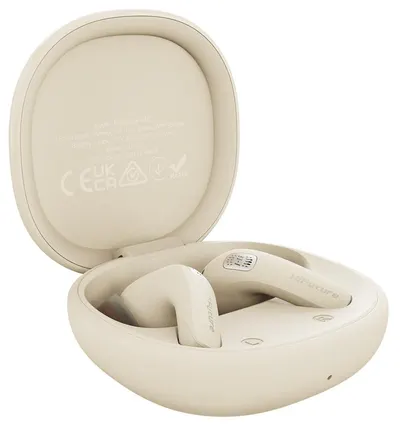 Căști wireless HiFuture - FlyBuds 4, TWS, IPX5, ANC, bej