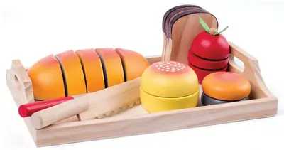 Set produse de taiat Woody - Mic dejun