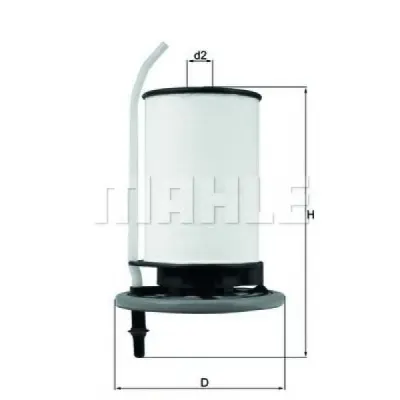 Filtru combustibil MAHLE ORIGINAL KX 398