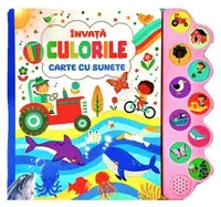 Carte cu sunete. Învață culorile - Board book