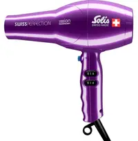 Uscător de păr Solis - Swiss Perfection, 2300W, 4 viteze, mov