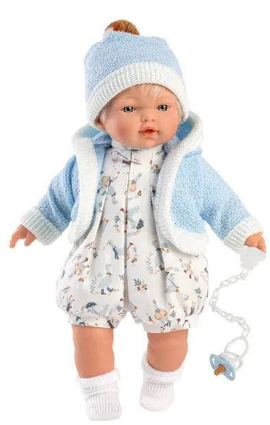 Păpușă plângătoare Llorens - Roberto, 33 cm