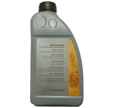 Ulei hidraulic multi-grad MERCEDES BENZ 345.00 A001989240309, volum 1 litru, verde, pentru servodirectie, ambreiaj, mecanism cutii viteze 1L