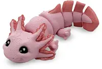 Print 3D de la 3D Morph Lab - Axolotl, mini, roz