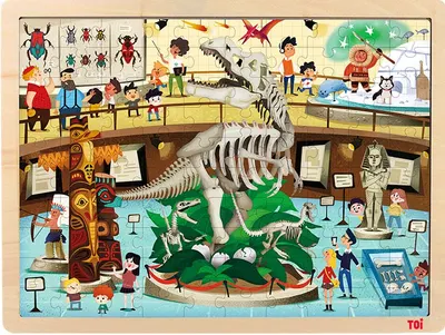 Puzzle pentru copii Toi World - Muzeu, 100 piese