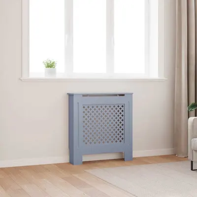 vidaXL Mască pentru calorifer, gri, 78 cm, MDF