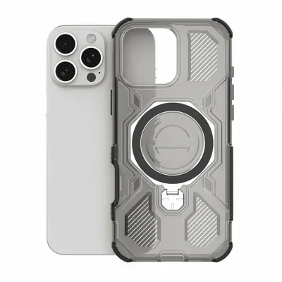 Husa pentru Xiaomi Redmi 15C 5G / 15C 4G, Techsuit, Carbon Shield Pro, Fumurie