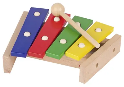 Instrument muzical pentru copii Goki - Xilofon din lemn, mic