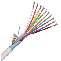 Cablu de alarma 10 fire ecranate, cupru integral, 100m Elan Italia 10CUEF