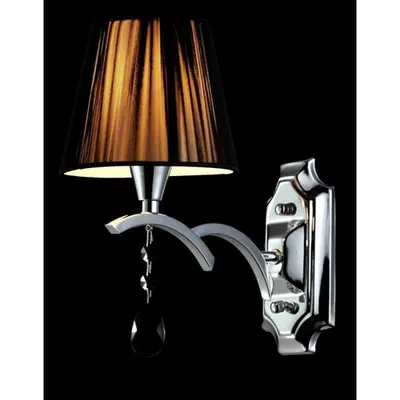 Aplica Modern Arte 1 bec,dulie E14,230V,Diam. 26cm ,H 30 cm,Crom