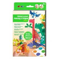 Set creativ 2 in 1 - Pictura si Origami - Dinozauri