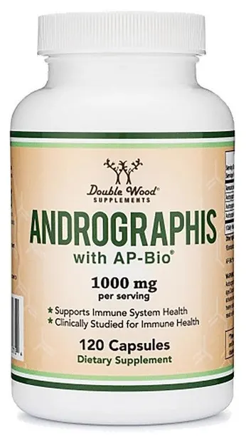 Andrographis cu AP-Bio, 300 mg, 120 capsule, Double Wood