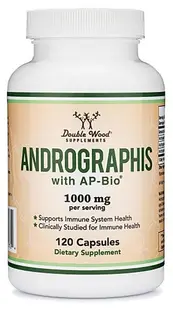 Andrographis cu AP-Bio, 300 mg, 120 capsule, Double Wood