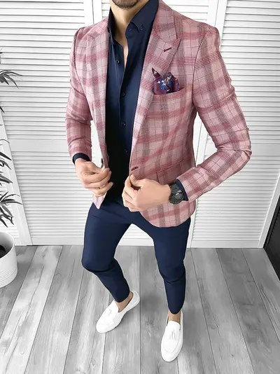 Tinuta barbati smart casual Pantaloni + Camasa + Sacou 10530