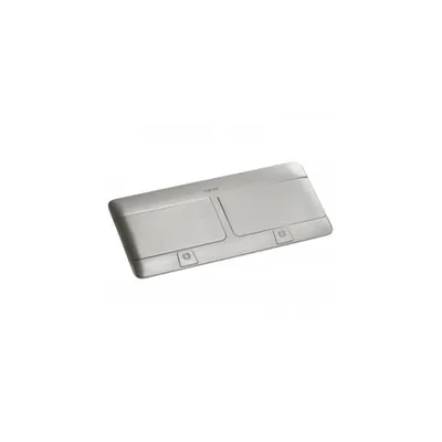 Doza pardoseala tip POP-UP - 8 (2x4) module - matt steel finish