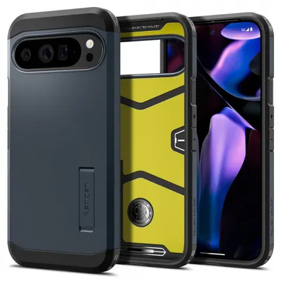 Husa pentru Google Pixel 9 Pro XL, Spigen, Tough Armor, Albastra ACS07727