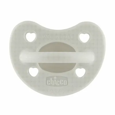 Suzeta bebelusi, Chicco, Physioforma Luxe, Ortodontica, Silicon moale, Fara BPA, 2-6 luni, Gri