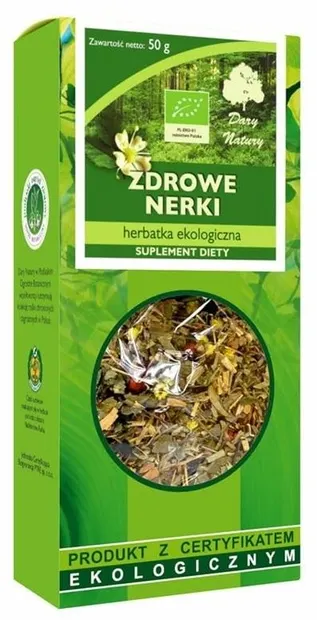 Ceai bio din plante pentru rinichi sănătoși, 50 g, Dary Natury