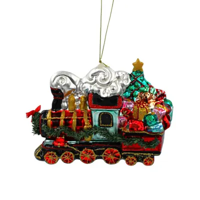 Ornament de Crăciun, House of Seasons - Locomotivă Crăciun