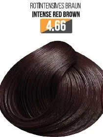 Vopsea Profesionala Cu Amoniac Redus EVOQUE Milk Therapy, Nuanta 4.66 Intense Red Brown - Cu Tehnologie Lipid Micro Emulsion, 100 ml - Evoque