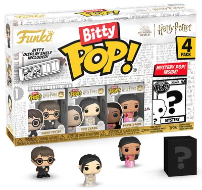 Set mini figurine Funko Bitty POP! Movies: Harry Potter - 4-Pack (Series 1)