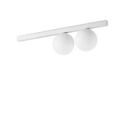Lampa cu montaj pe tavan Binomio pl2 Alb